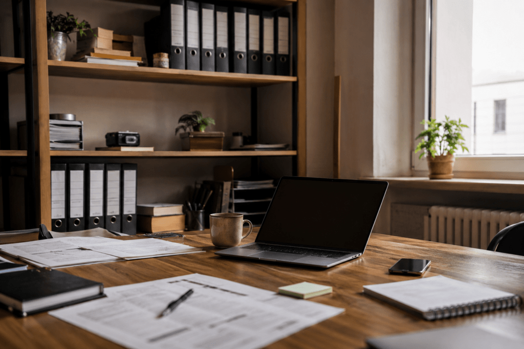 Büro eines KMU als Ausgangspunkt für die Standortfrage